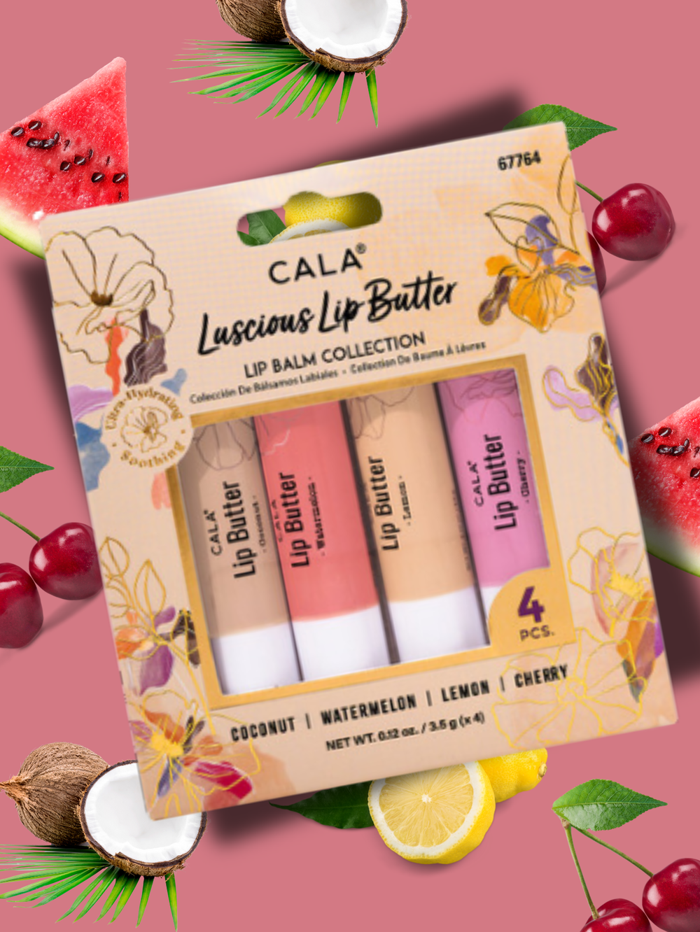 Luscious Lip Butter Lip Balm Collection (Pack of 4)