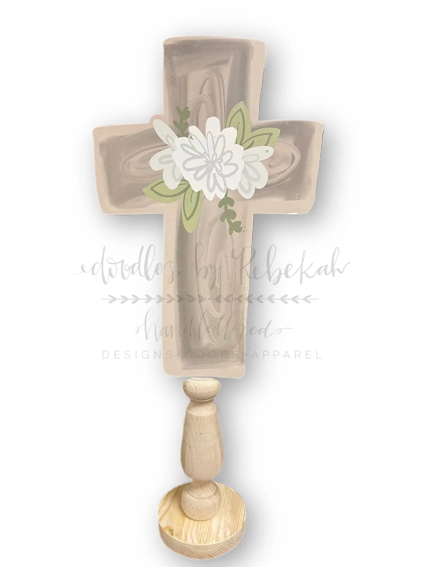 Wooden Cross Topper