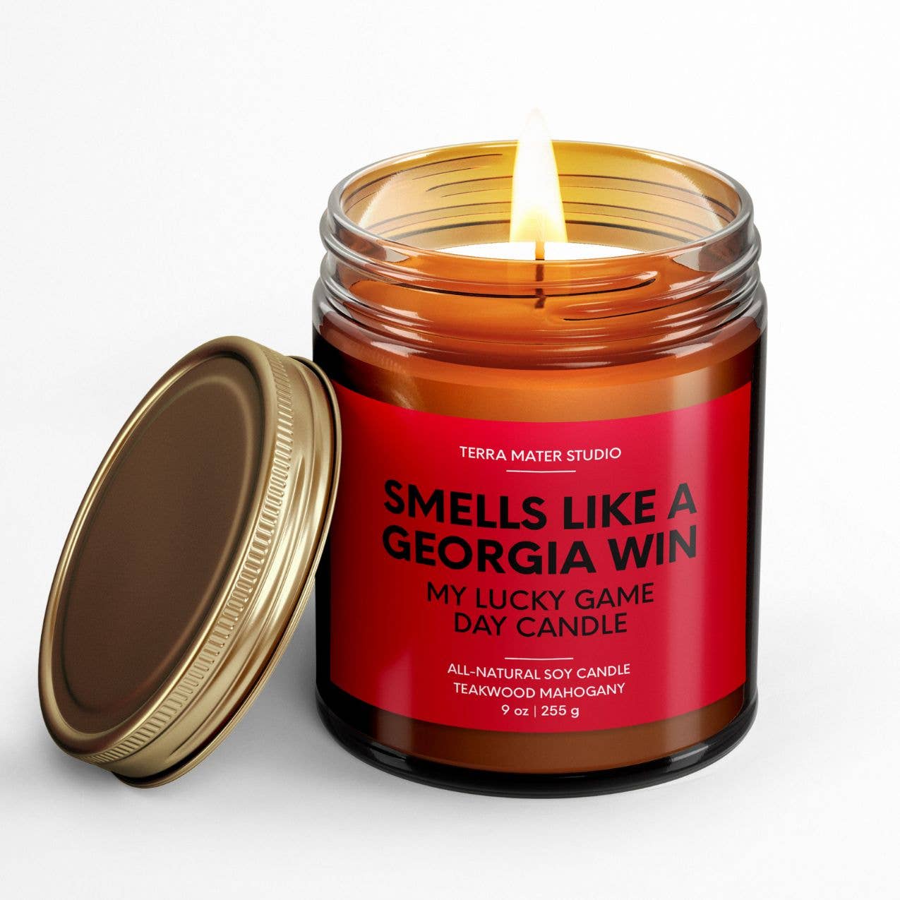 Smells Like A Georgia Win Game Day Candle- 9oz