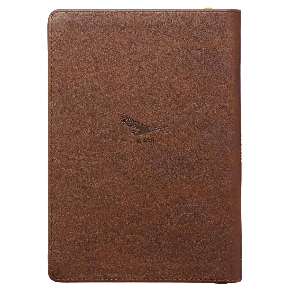 Journal Classic Zip Brown They Will Soar Isa. 40:31