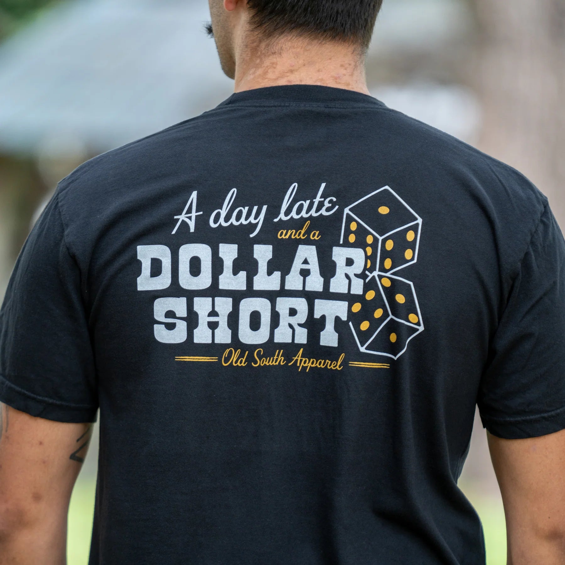 Day Late Dollar Short Sleeve Tee by Old South Apparel