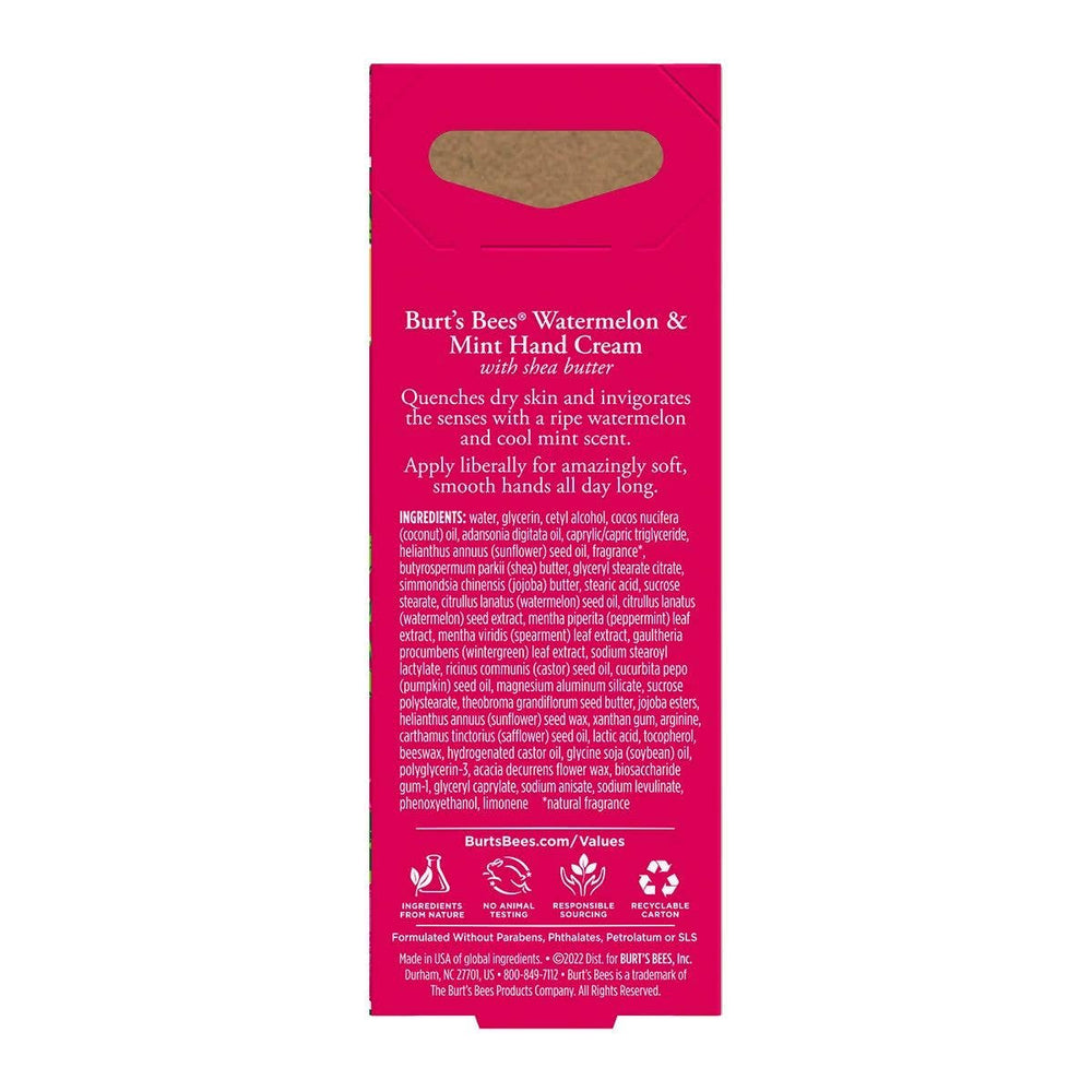 Watermelon & Mint Hand Cream With Shea Butter