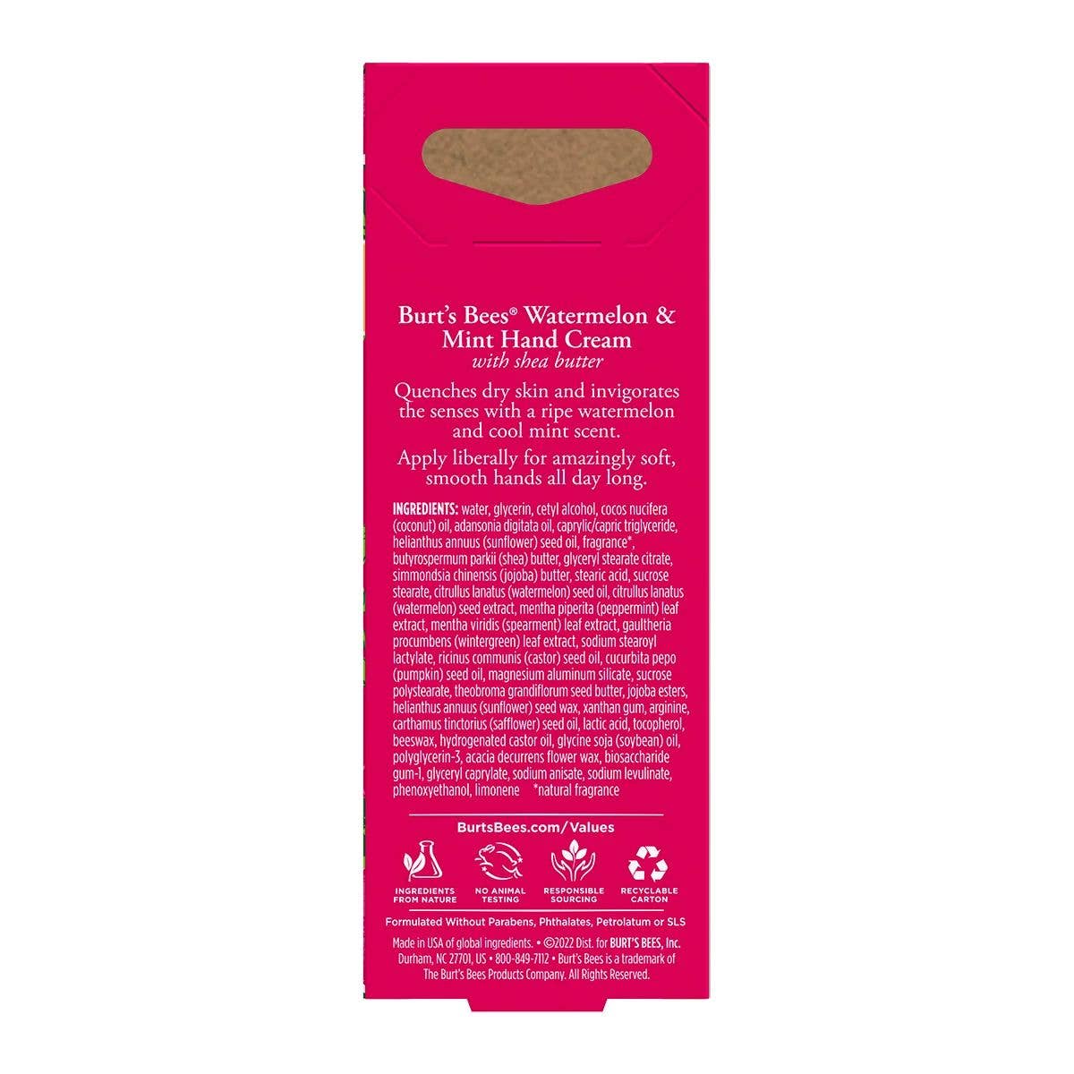 Watermelon & Mint Hand Cream With Shea Butter