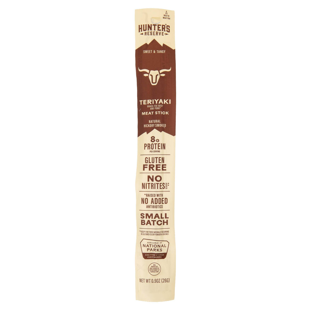 Teriyaki Grass Fed Beef Meat Sticks 