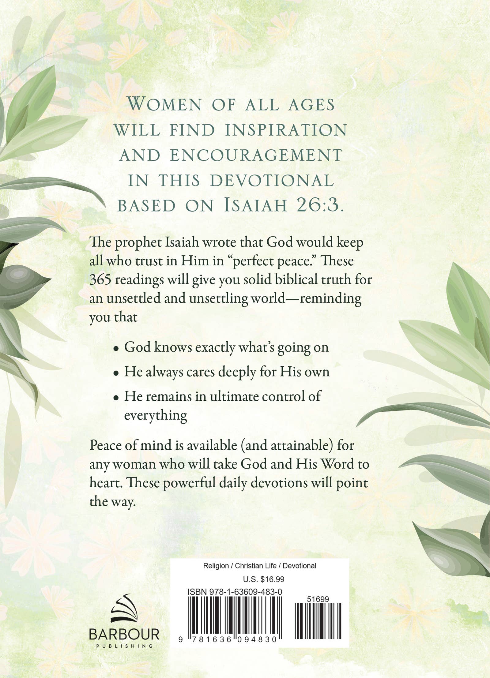 Daily Devotions for Peace of Mind