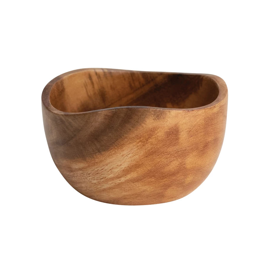 Acacia Natural Wood Bowl