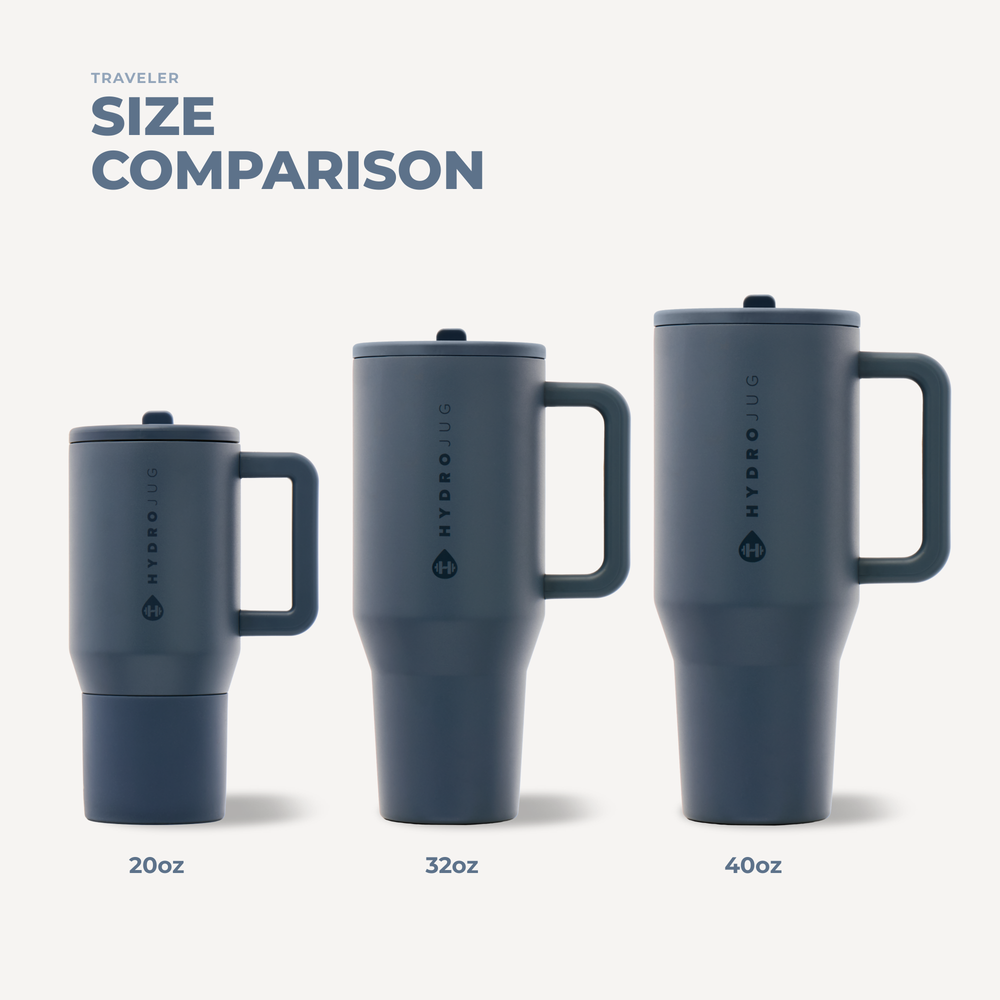Cascade 40oz Traveler Tumbler by Hydrojug