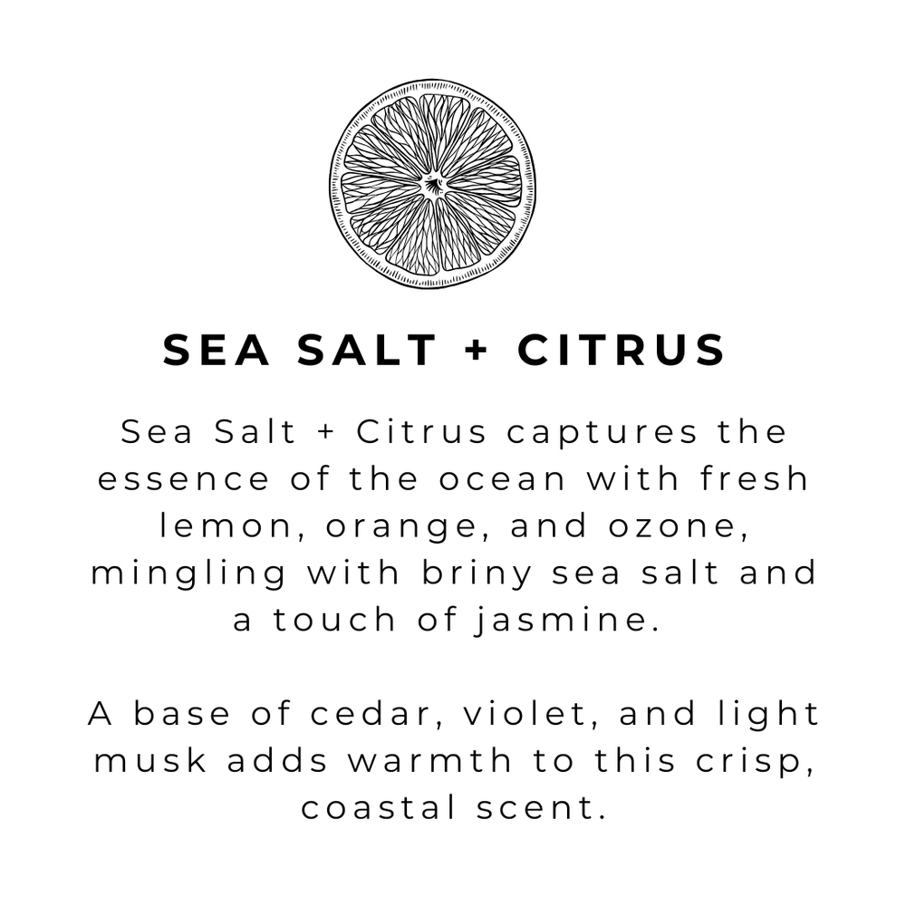 Sea Salt + Citrus Handmade Hand Wash (16oz)