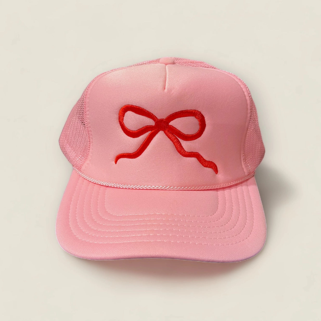 Pink Bow Trucker Hat