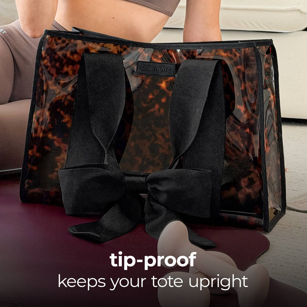 Tortoiseshell Bow Jelly Tote Bag By Case-Mate