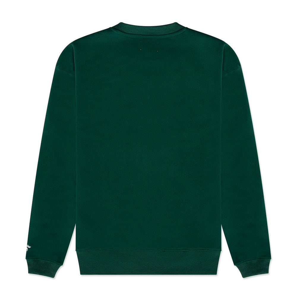 Range Bucket Crewneck in Green By Georgia Golf Company