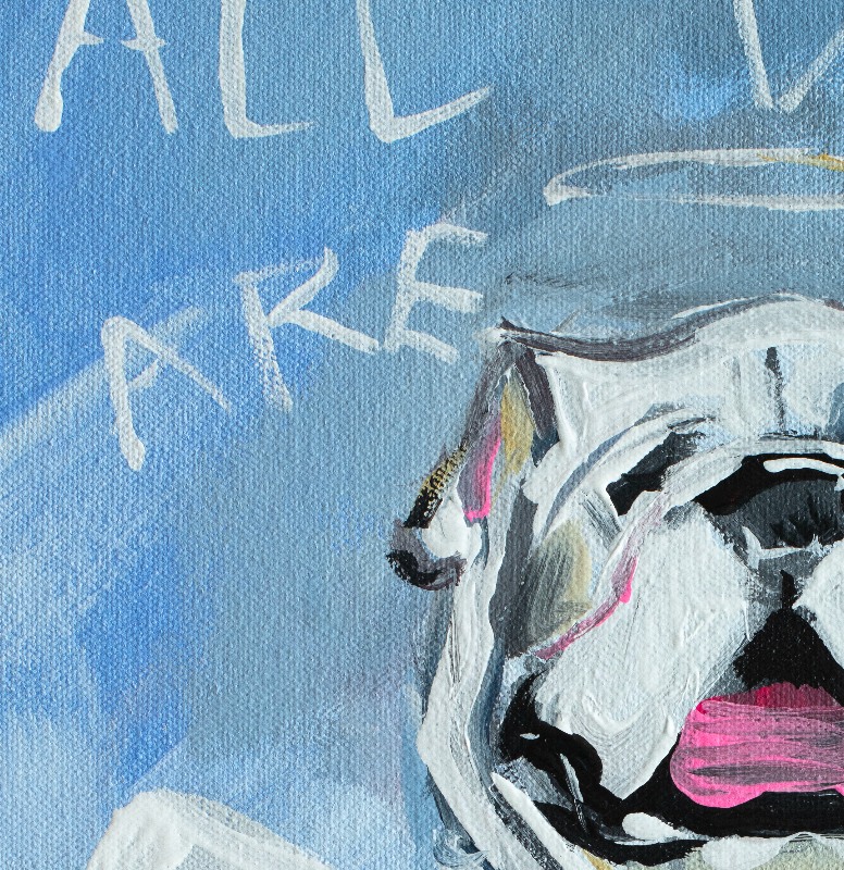 Georgia Bulldogs "All Dawgs Are Damn Good" Print- 8x10