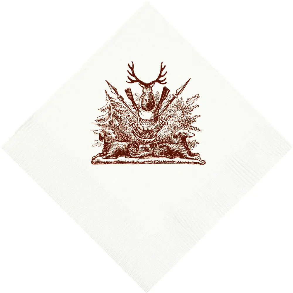 Hunting Crest Beverage Napkins