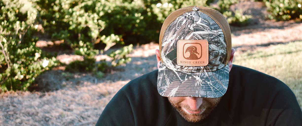 Camo Leather Patch by Kings Creek Apparel