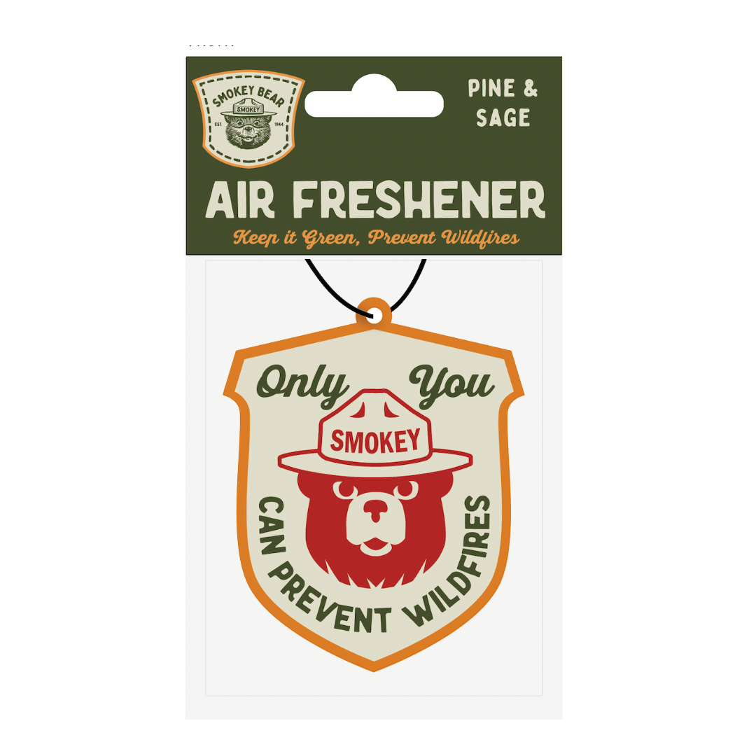 Pine & Sage - Smokey Bear Air Freshener