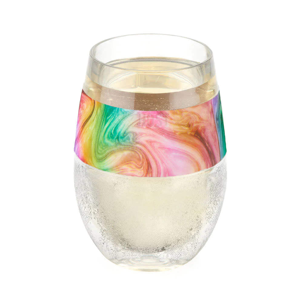 Wine Freeze™ Cooling Cup w/ Cooling Gel in Unicorn Swirl