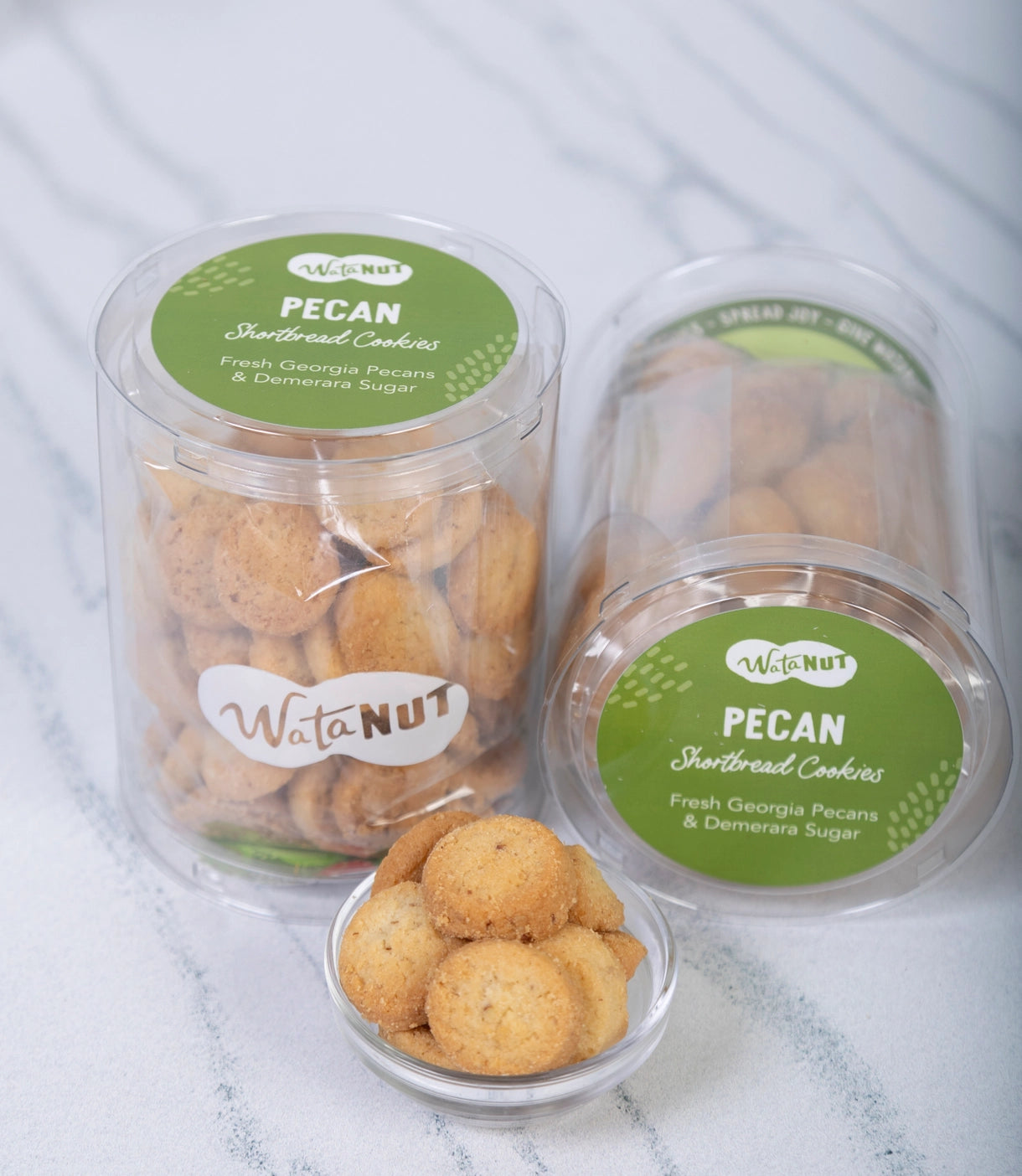 Pecan Shortbread Cookie Tube by Watanut