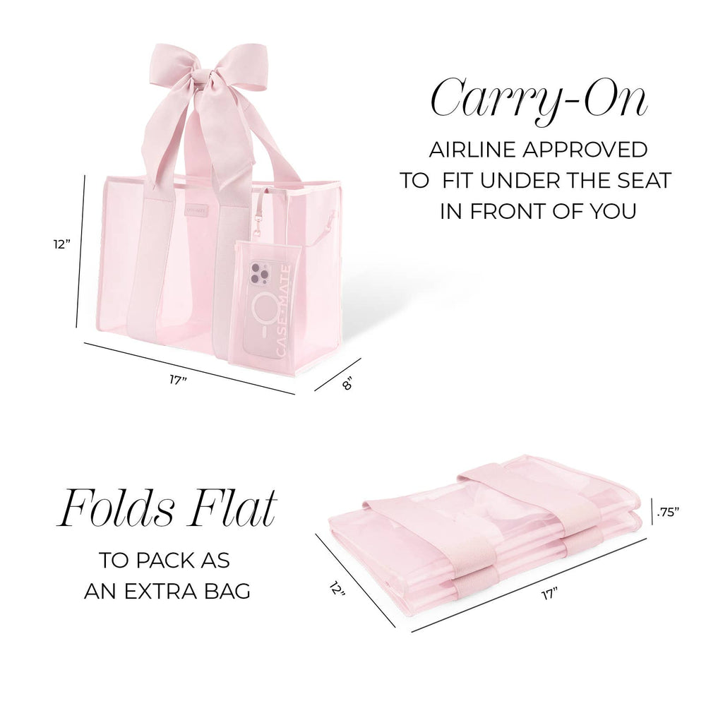 Ballet Pink Bow Jelly Tote Bag by Case-Mate