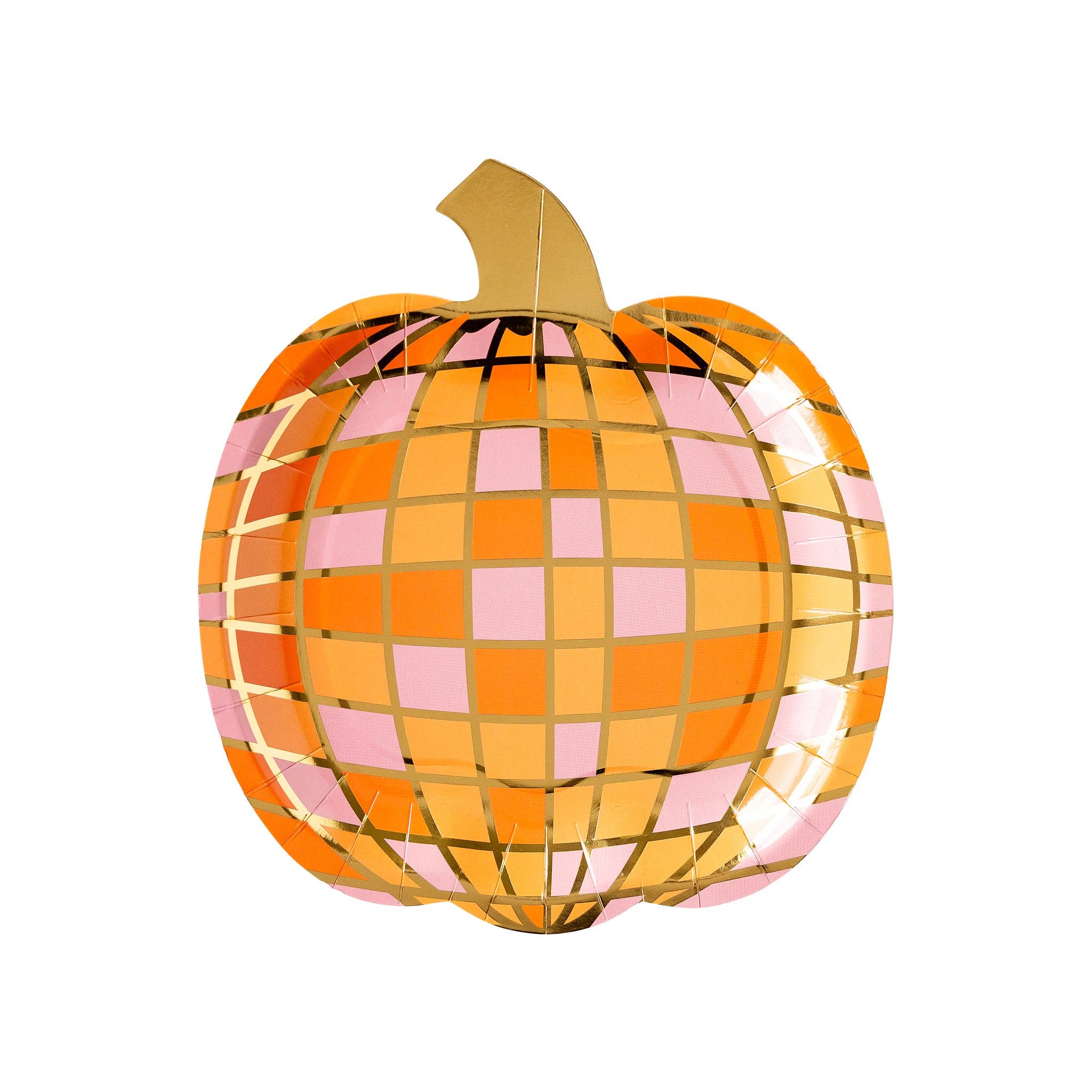 Disco Pumpkin Plate (Set of 8)