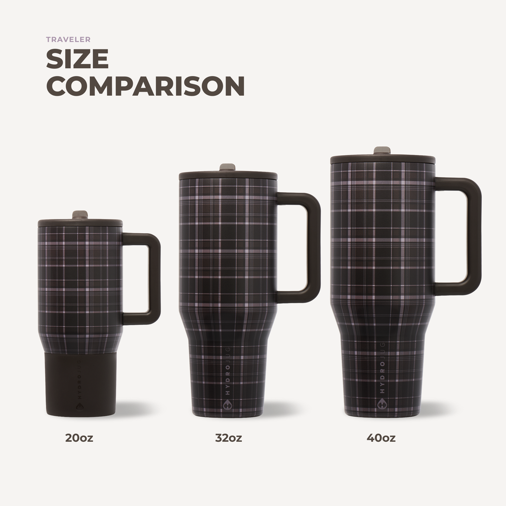 Flannel 40oz Traveler Tumbler by Hydrojug