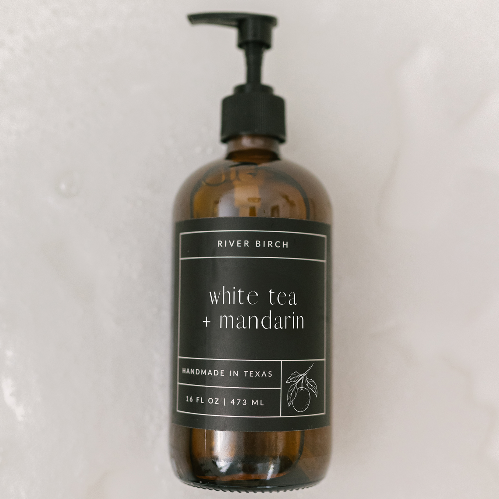White Tea + Mandarin Handmade Hand Wash (16oz)