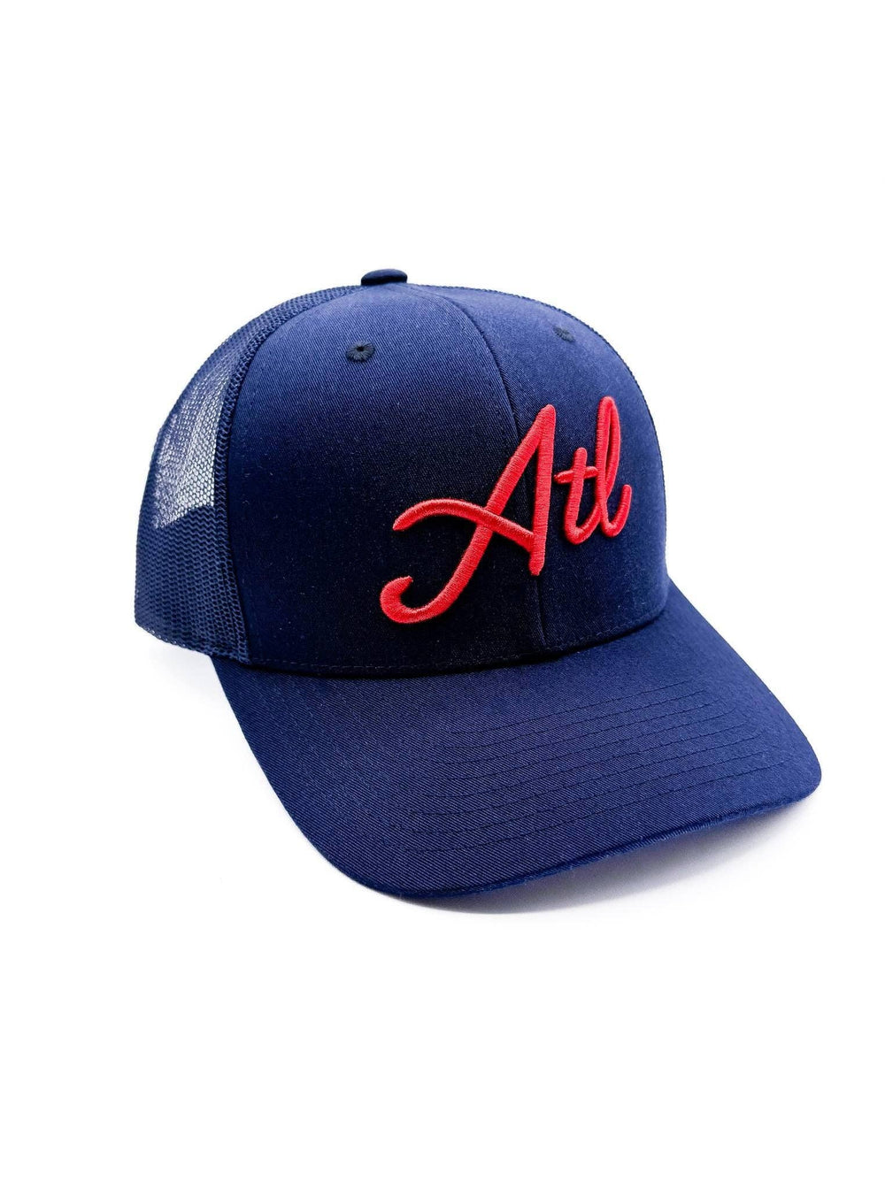 ATL Navy & Red Trucker Hat