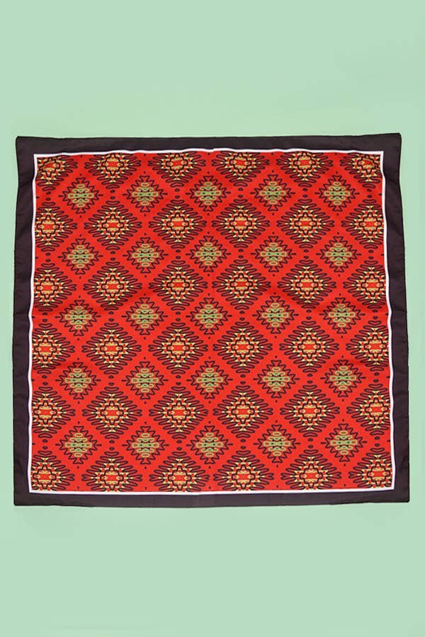 Waivy Diamond Silky Feel Bandana Scarf