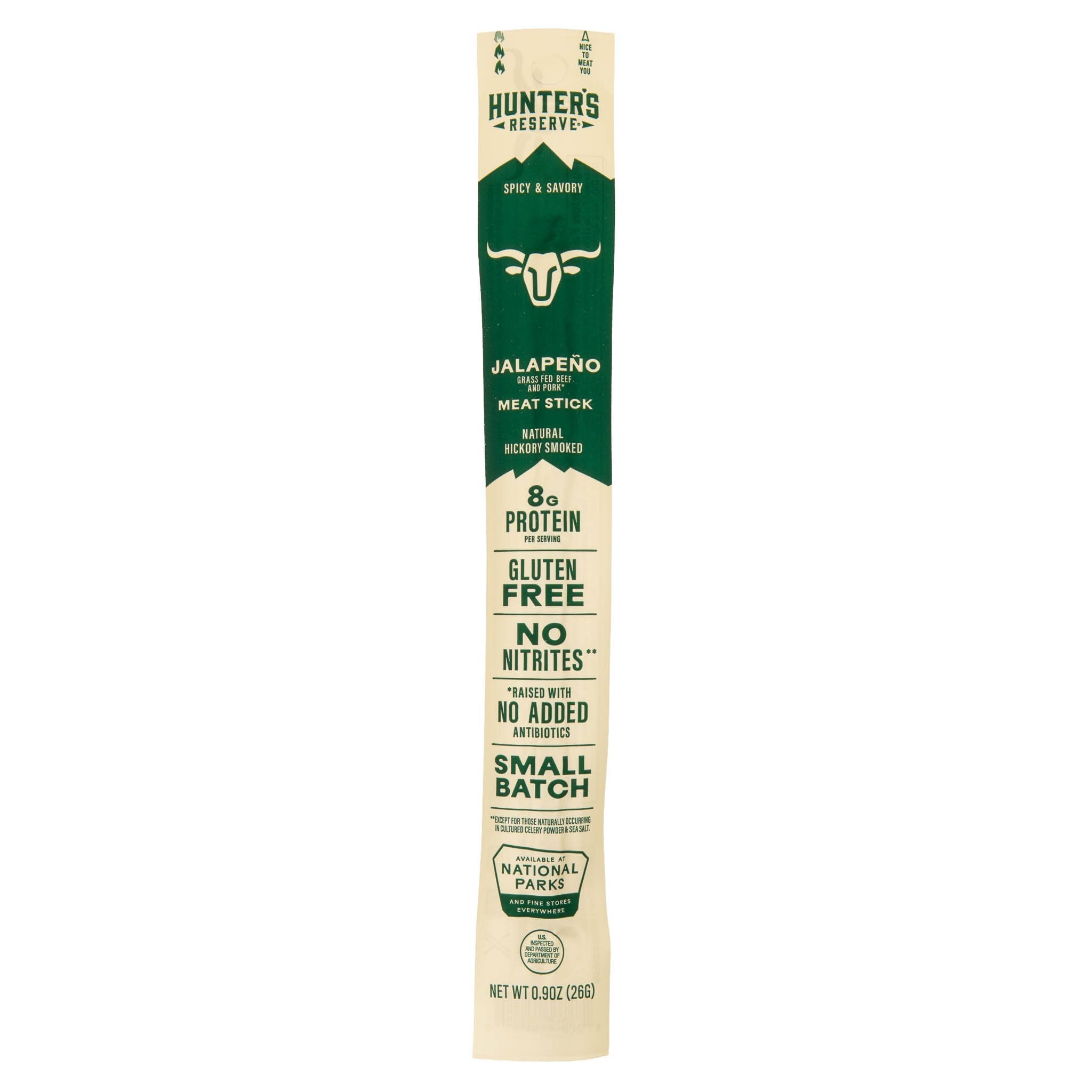 Jalapeño Grass Fed Beef Meat Sticks 