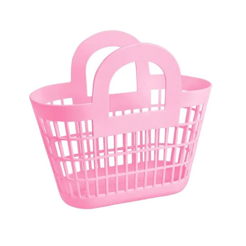 Rosie in Bubblegum Pink Sun Jellies Basket