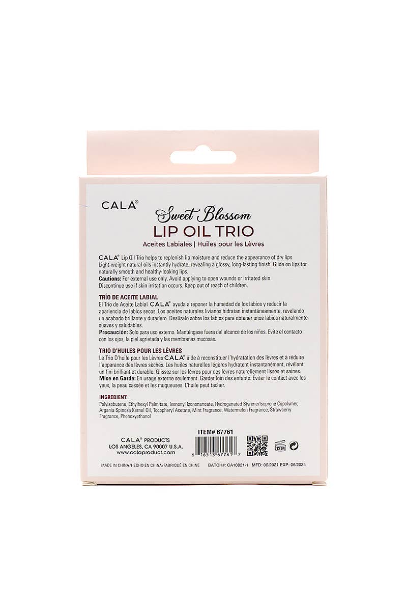 Sweet Blossom Lip Argan Oil Trio