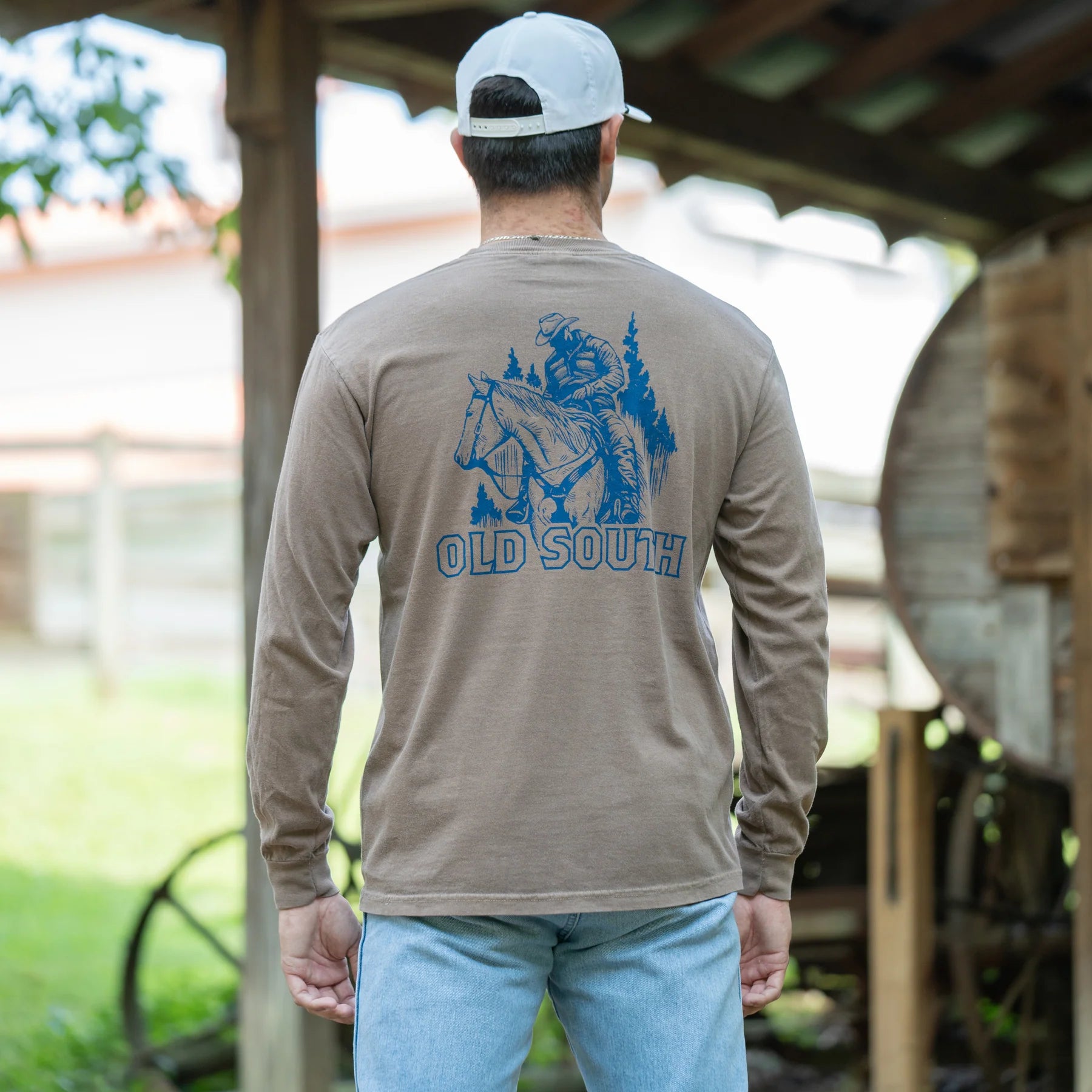 Cowboy Long Sleeve Tee by Old South Apparel