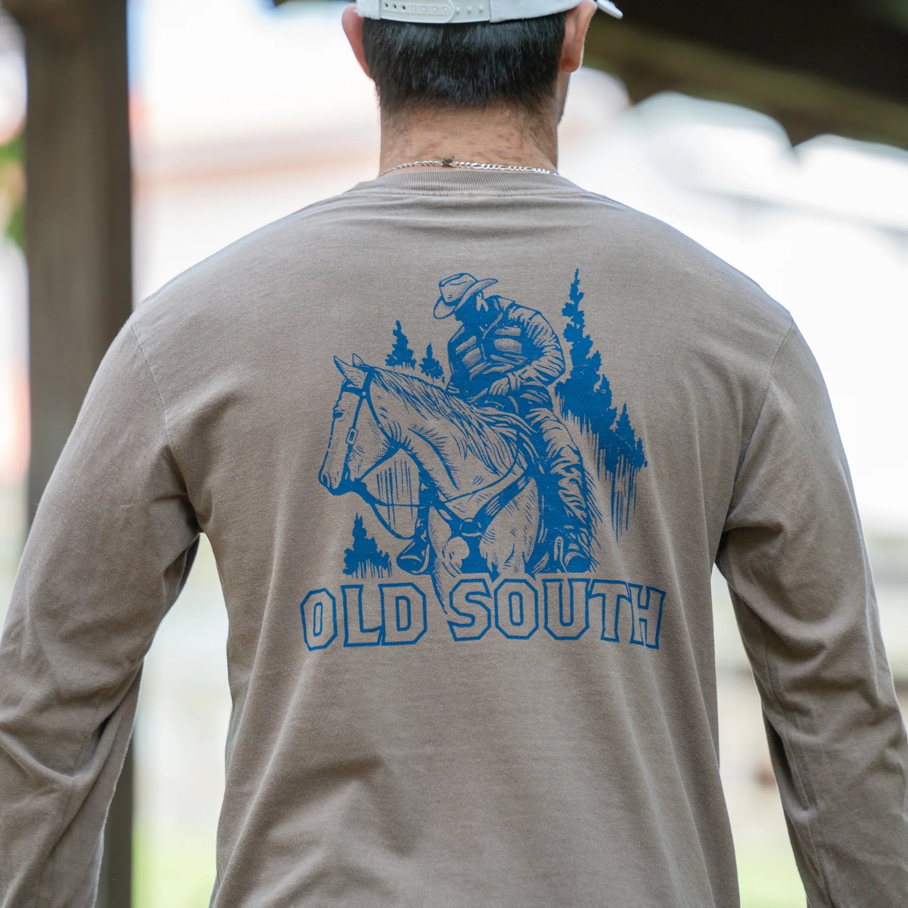 Cowboy Long Sleeve Tee by Old South Apparel