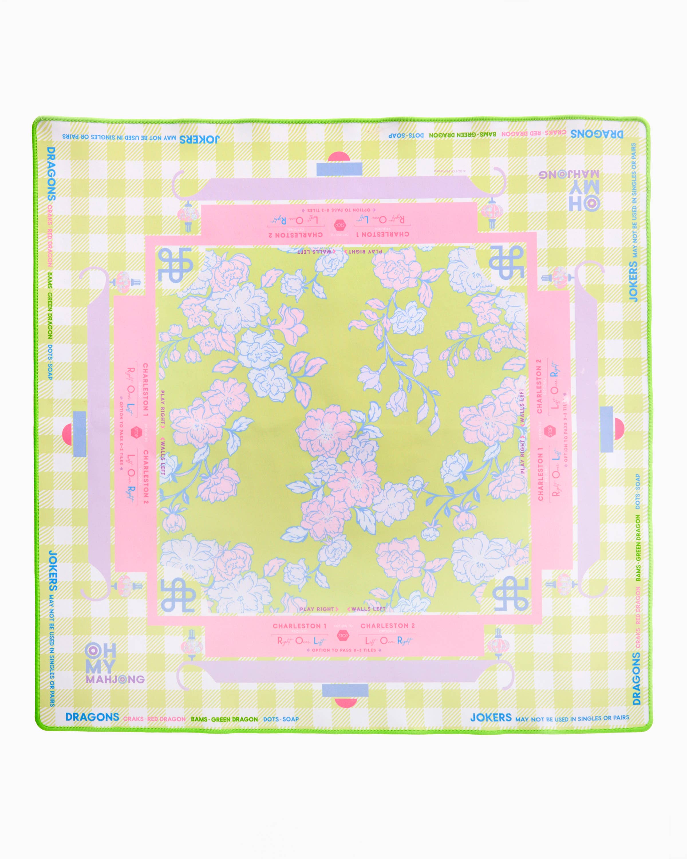 Garden Party Mat For Mahjong