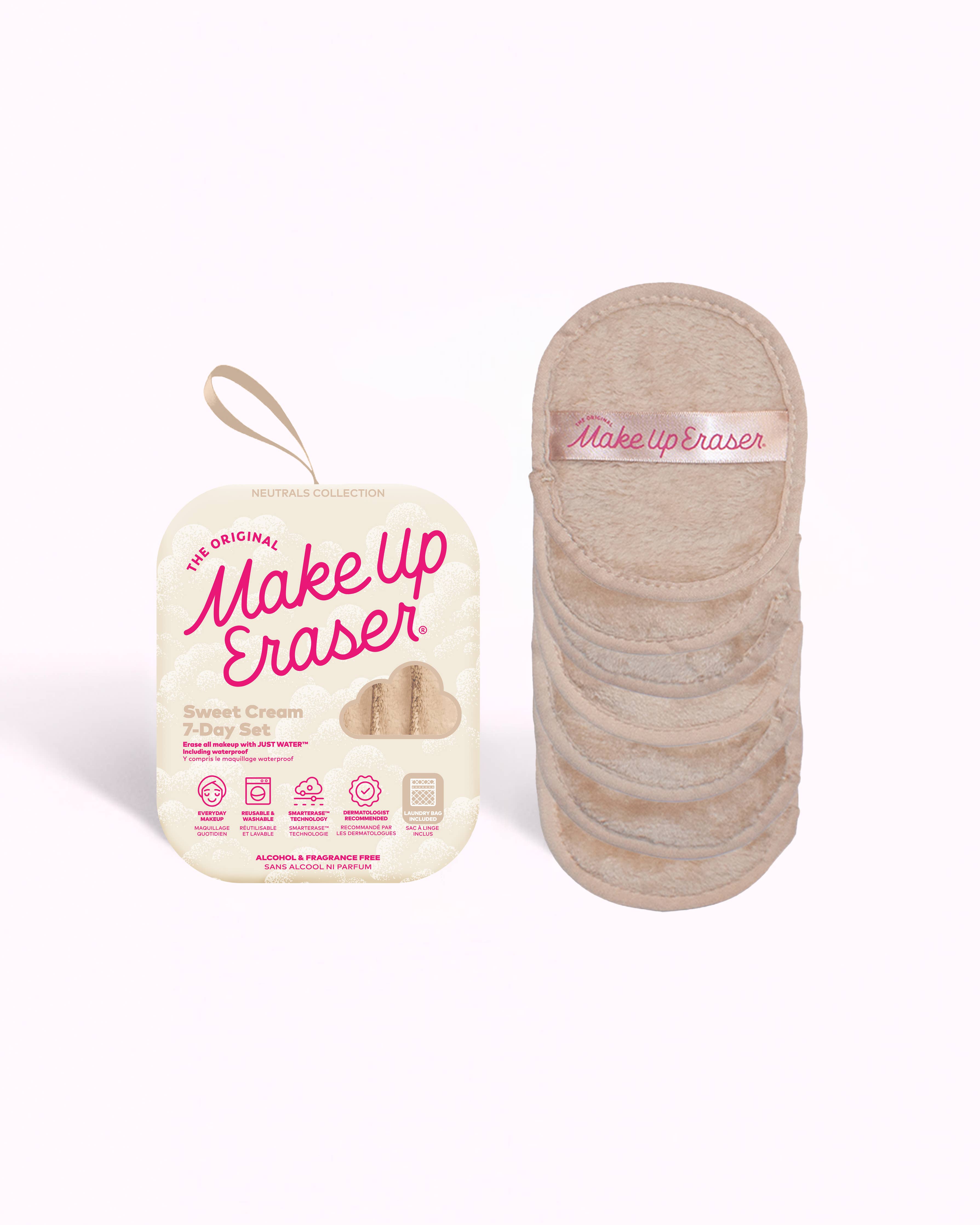 Sweet Cream 7-Day MakeUp Eraser Set