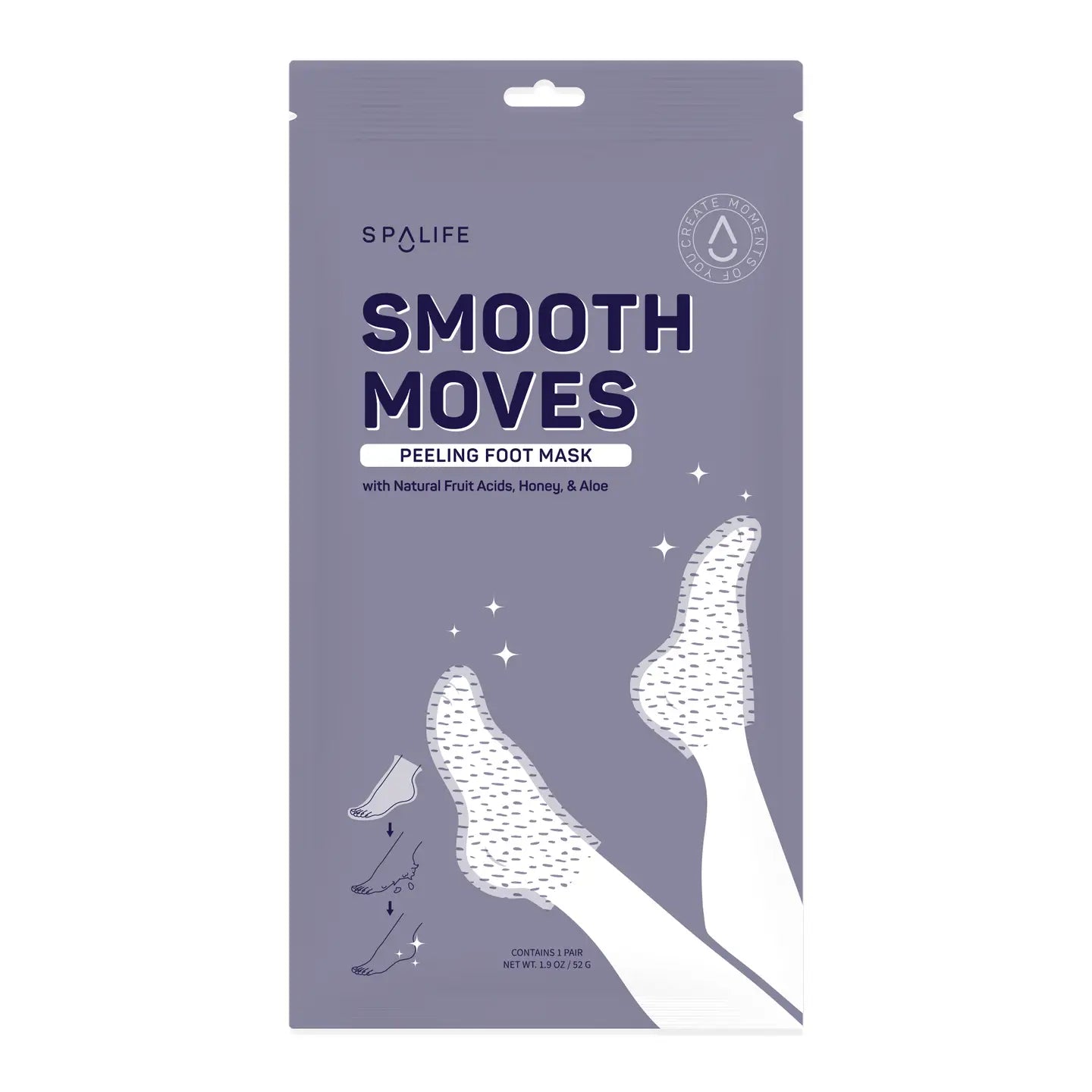 Smooth Moves Foot Peeling Mask by My Spa Life