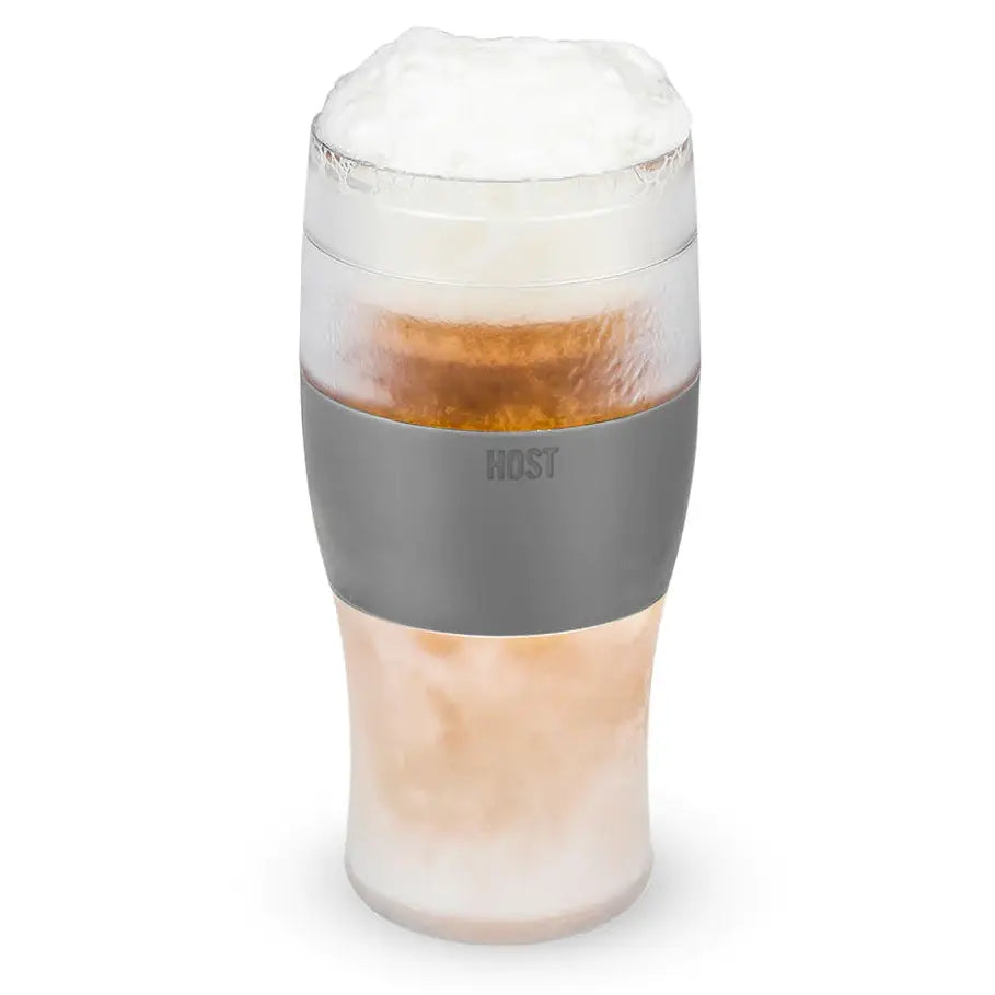 Beer Freeze™ Cooling Cup Insulated w/ Cooling Gel in Gray