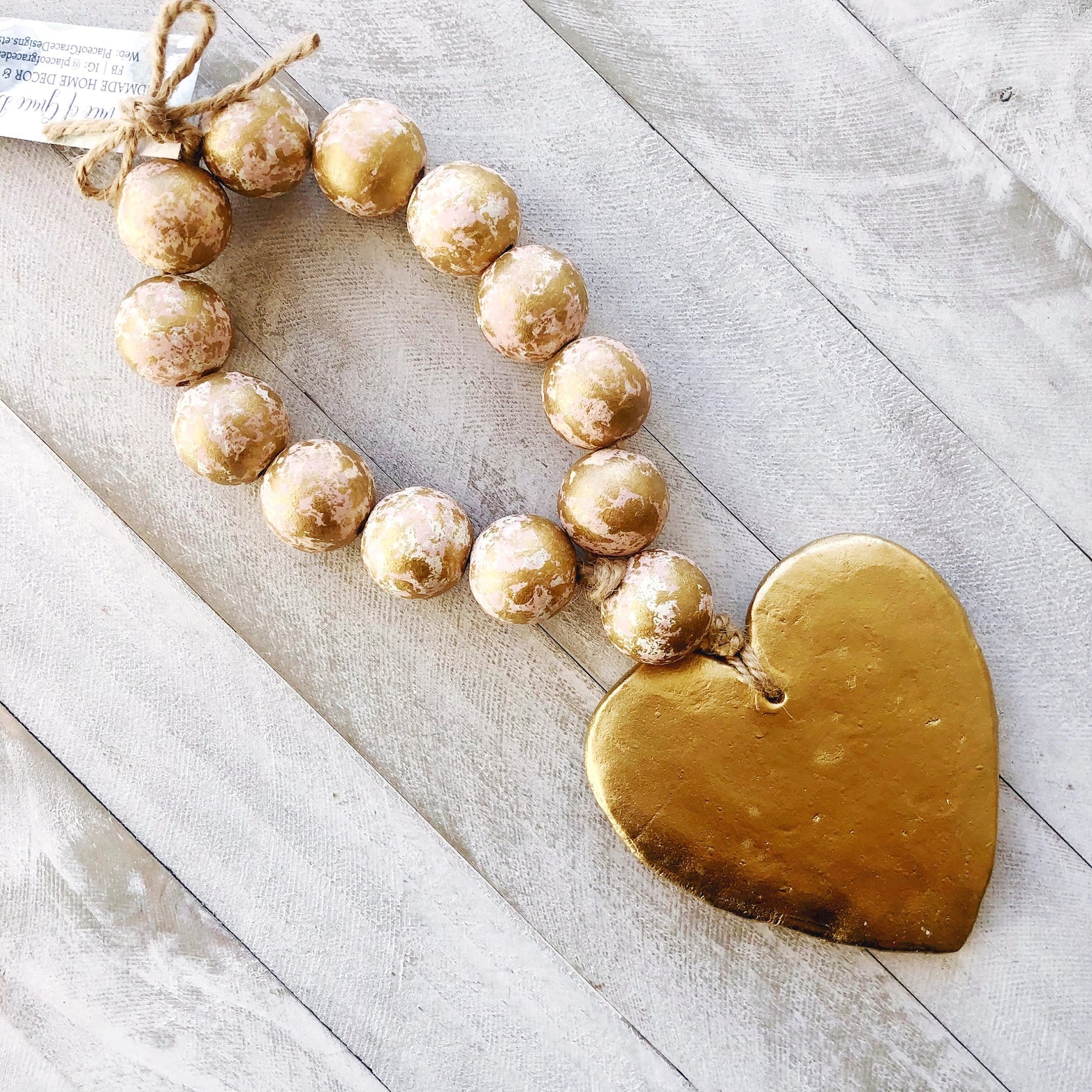 Blessing Beads With Large Heart