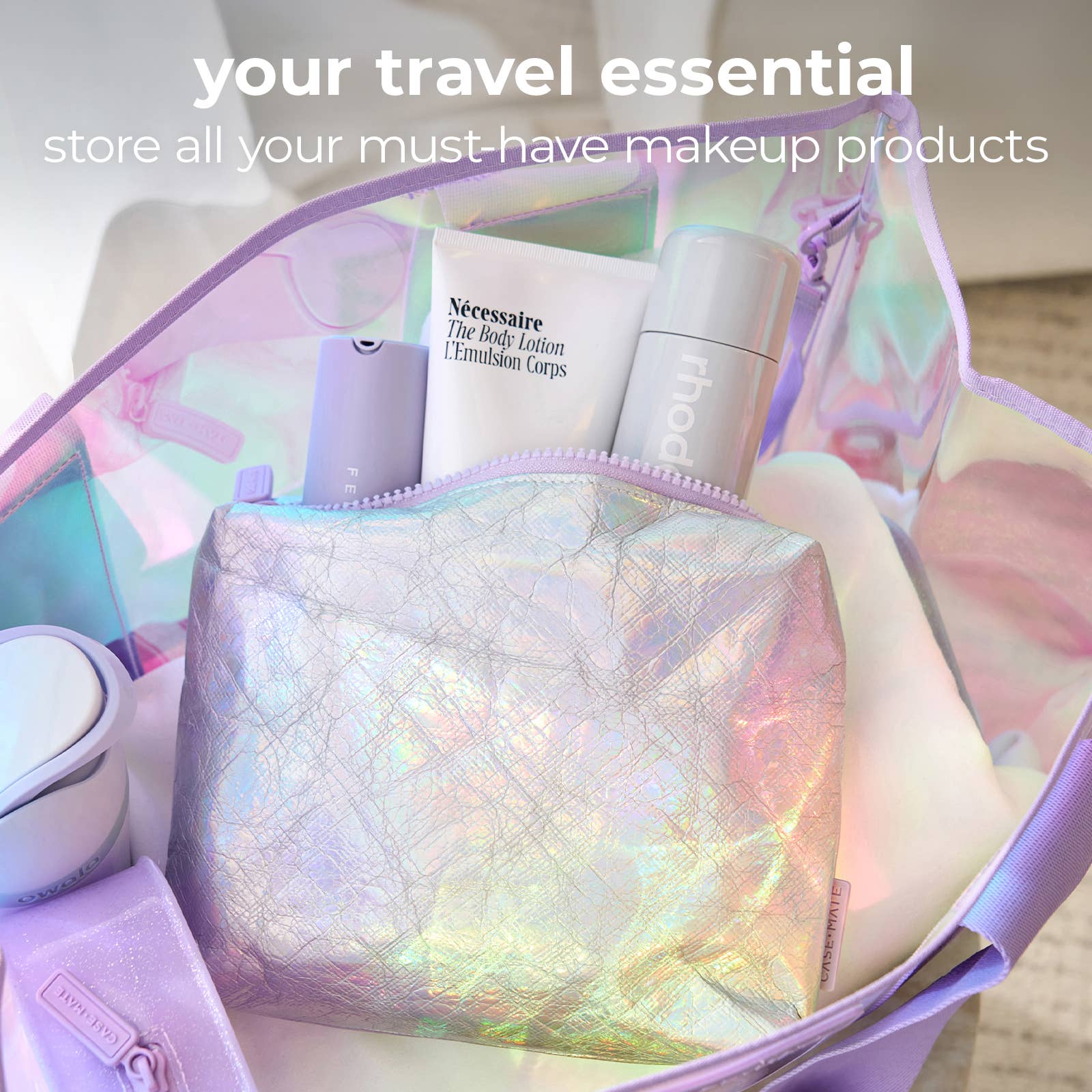 Soap Bubble™ Crinkle Makeup Bag By Case-Mate