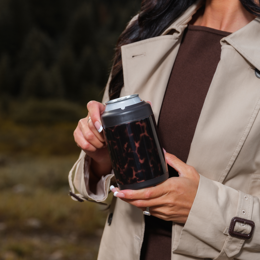 Mocha Tortoise 12oz Standard Can Cooler by Hydrojug