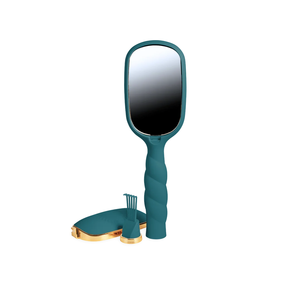 Detangler Hair Brush For Medium Hair- Teal With It