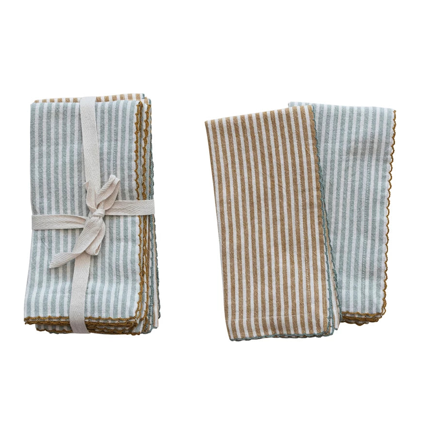 Stripped Cotton Napkins