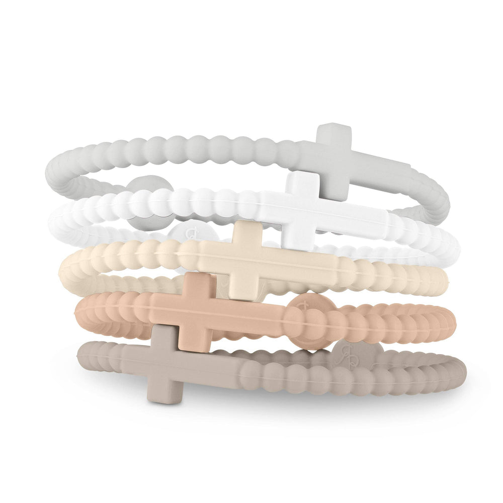 Jesus Silicone Cross Bracelets-Serene in Medium