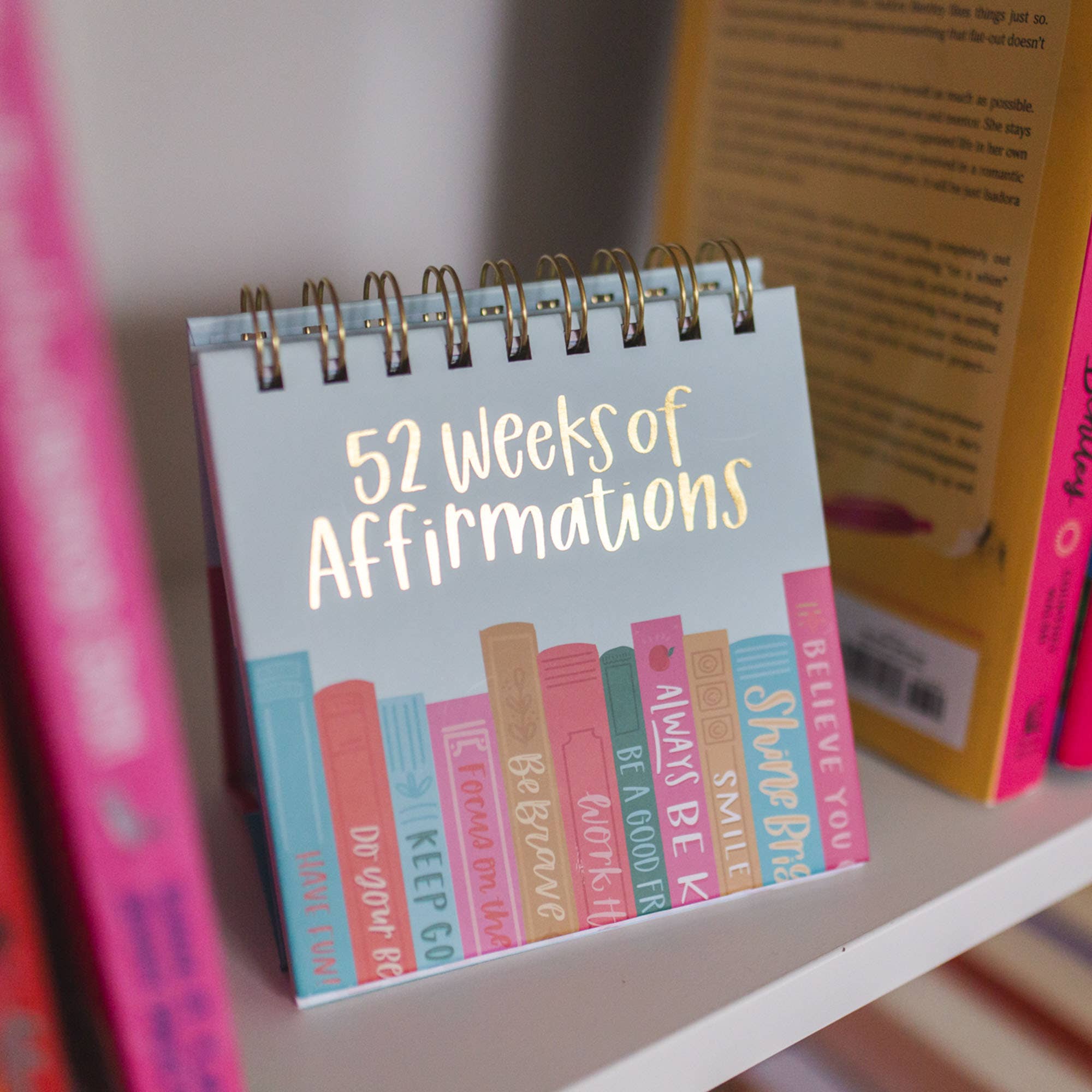 52 Weeks of Affirmations - Desk Flip Calendar
