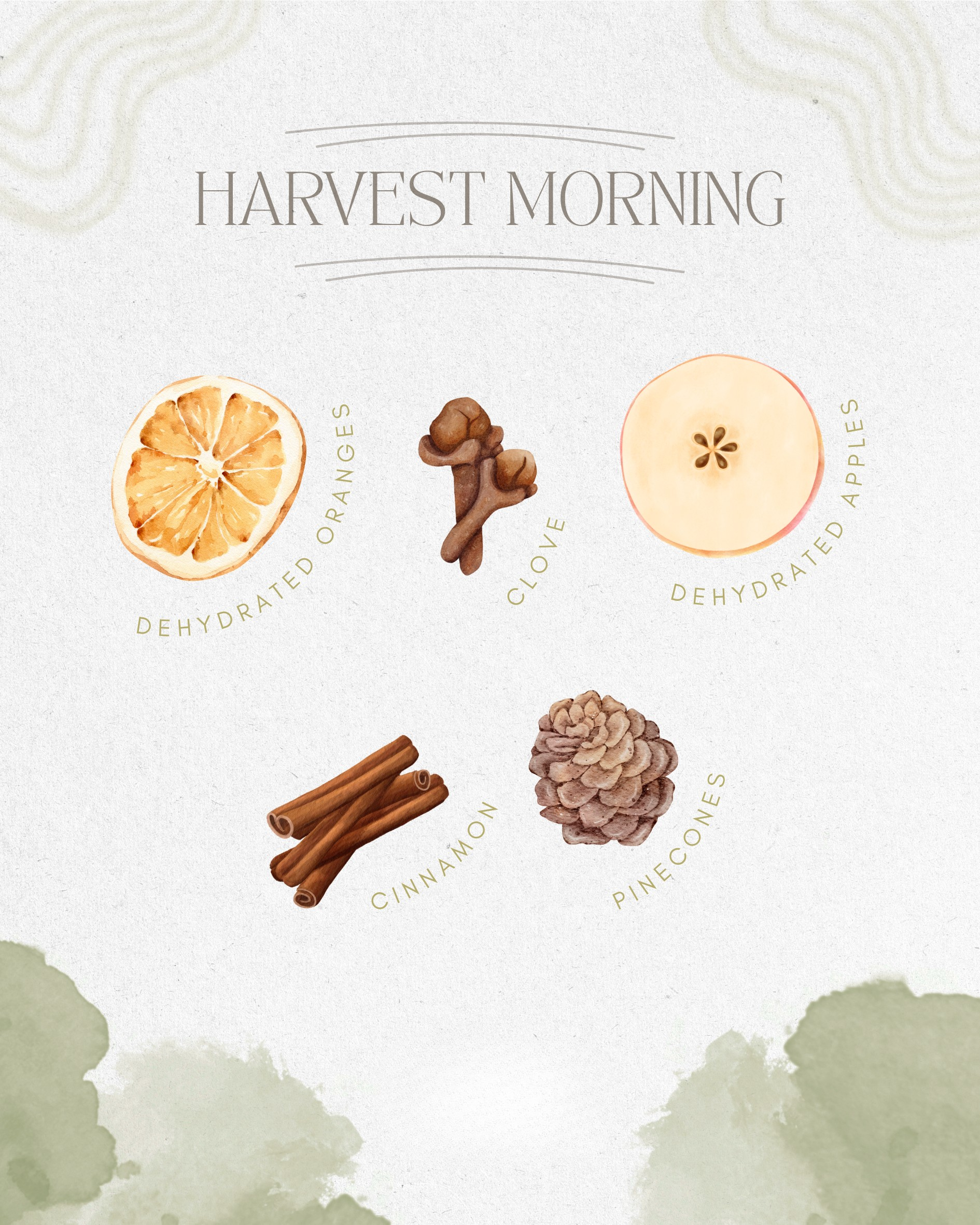 Harvest Morning Simmer Pot-Orange Cinnamon Clove
