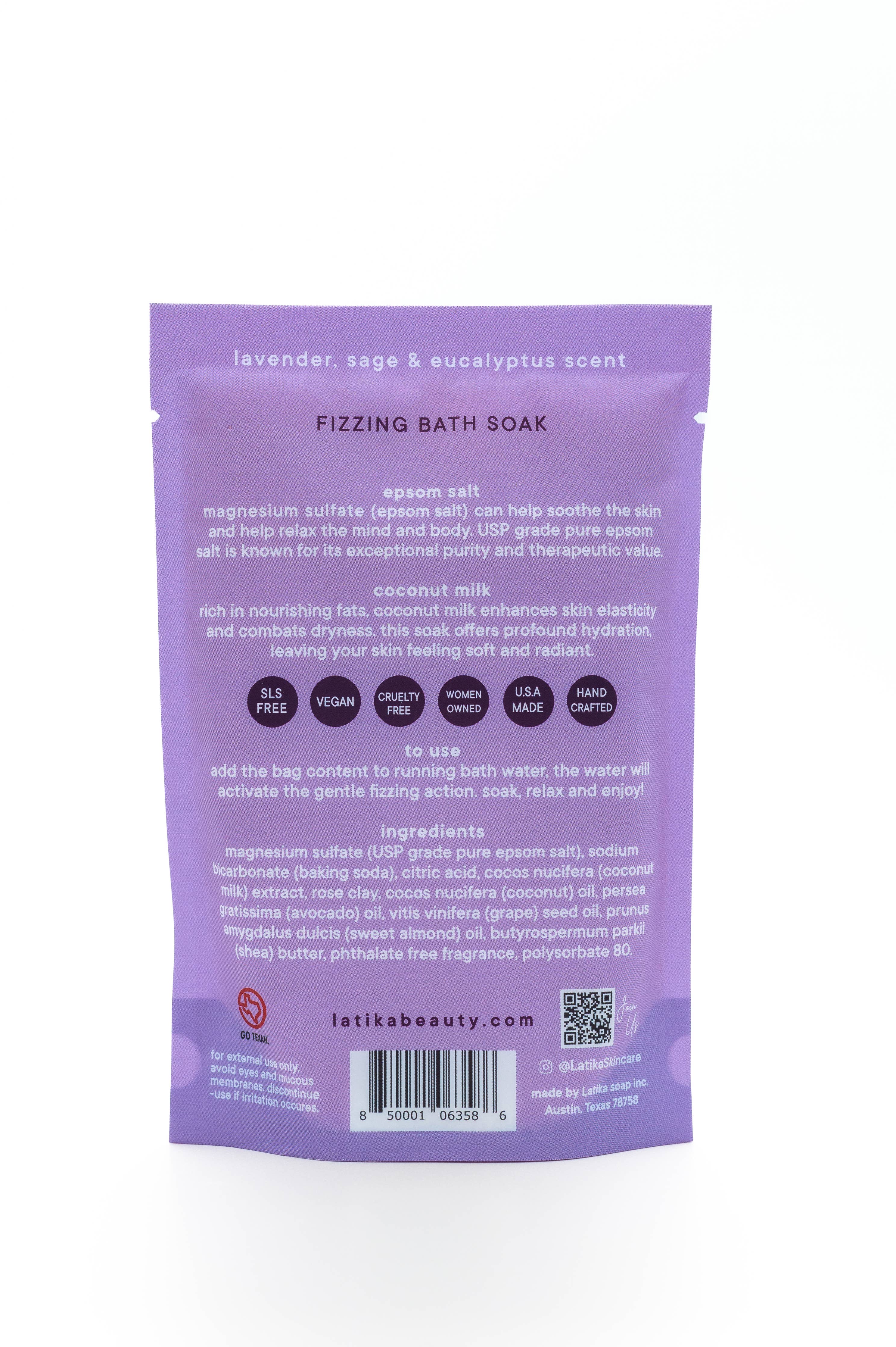Hocus Pocus Fizzing Bath Soak in Lavender