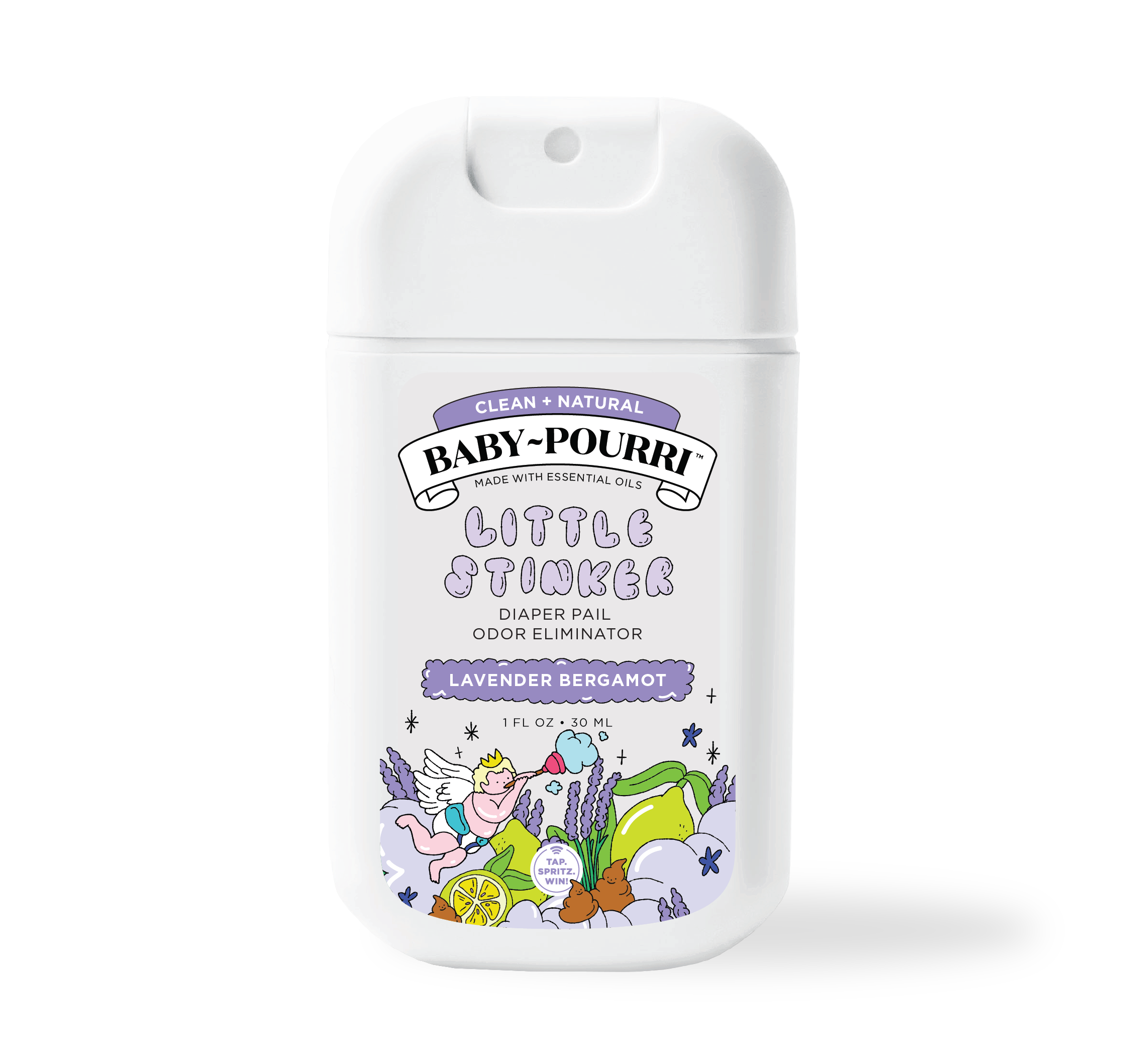 Baby~Pourri Little Stinker Diaper Pail Pocket Spray in Pouch