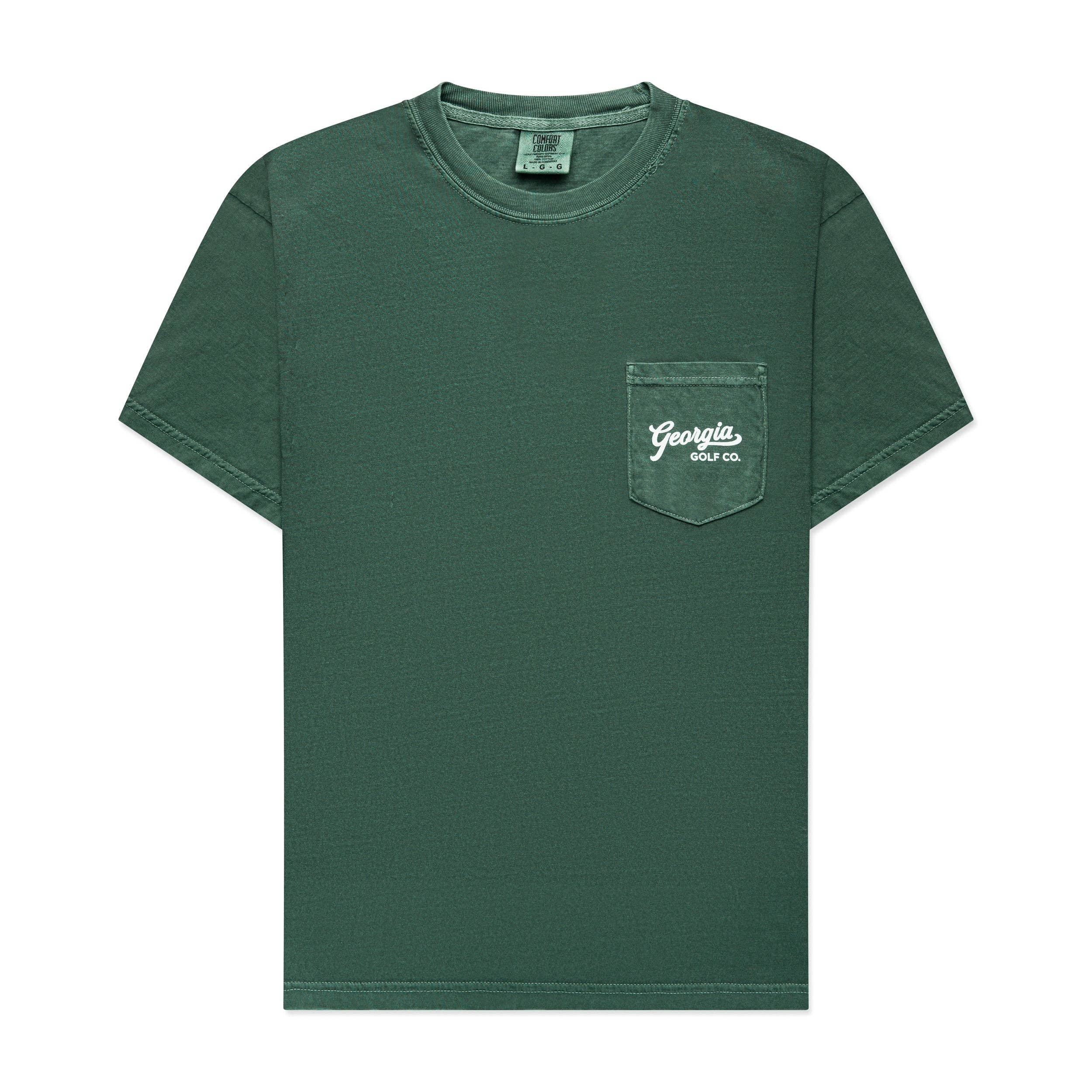 Course Map Tee in Green