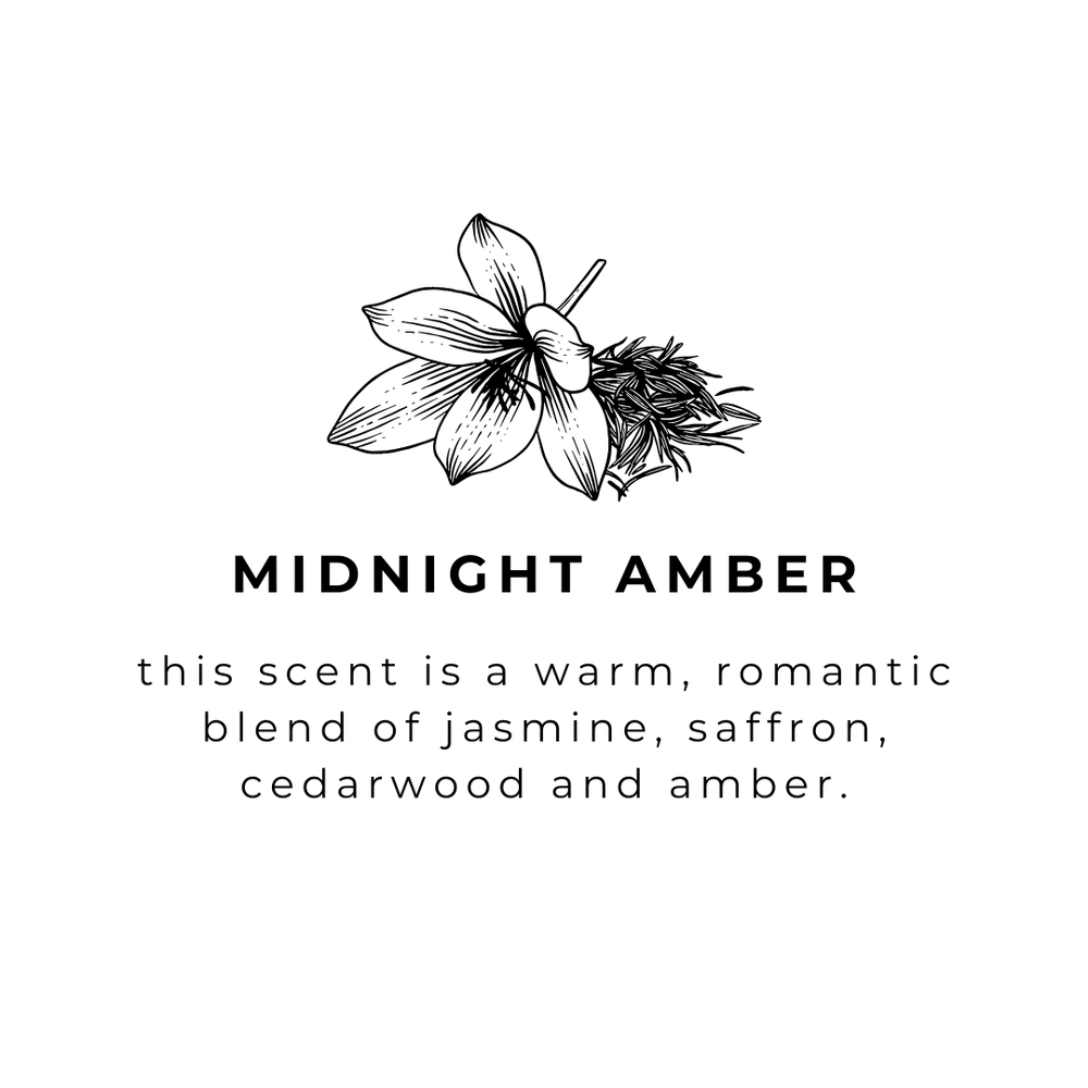 Midnight Amber Handmade Hand Soap (16oz)