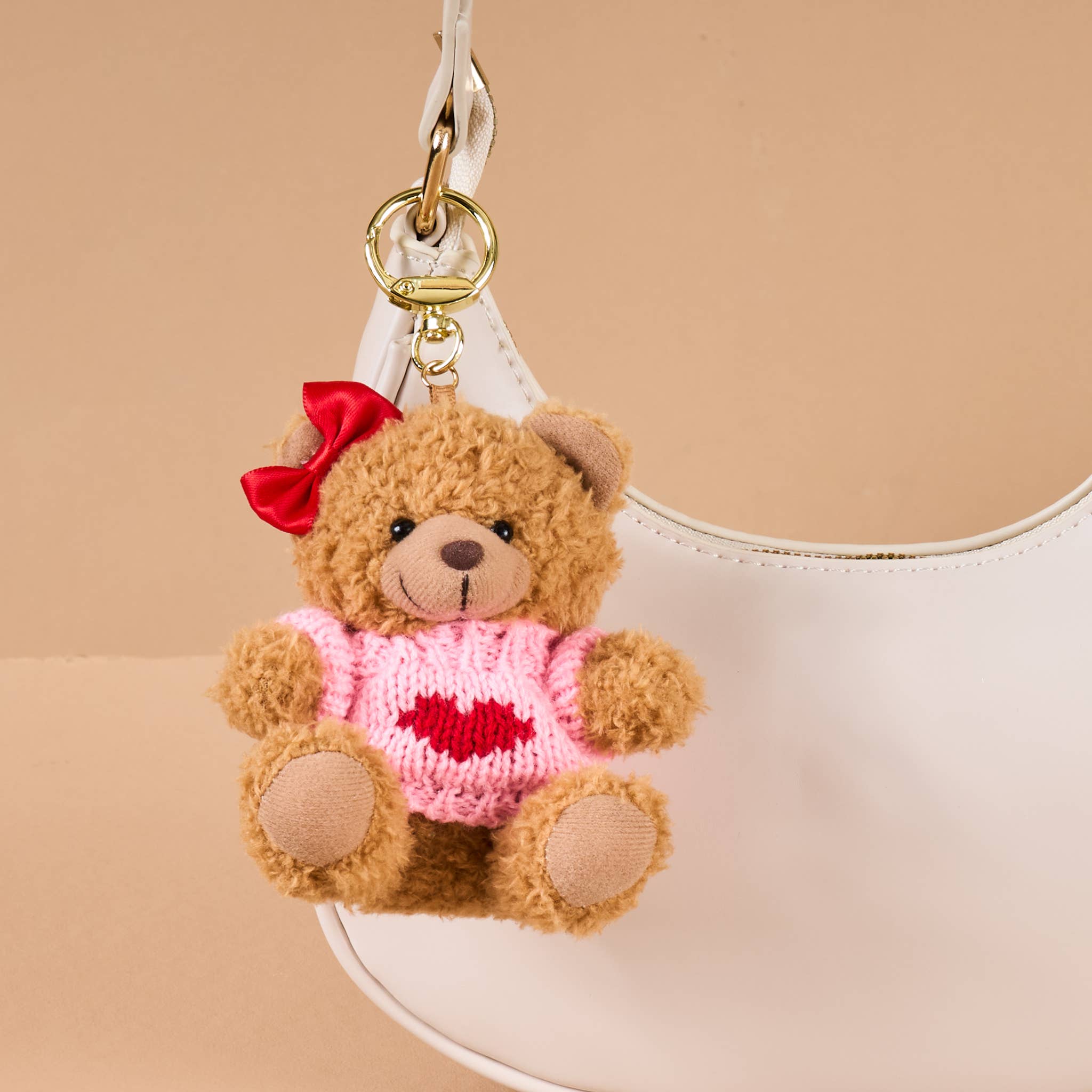 Teddy Bear Hugs Bag Charm
