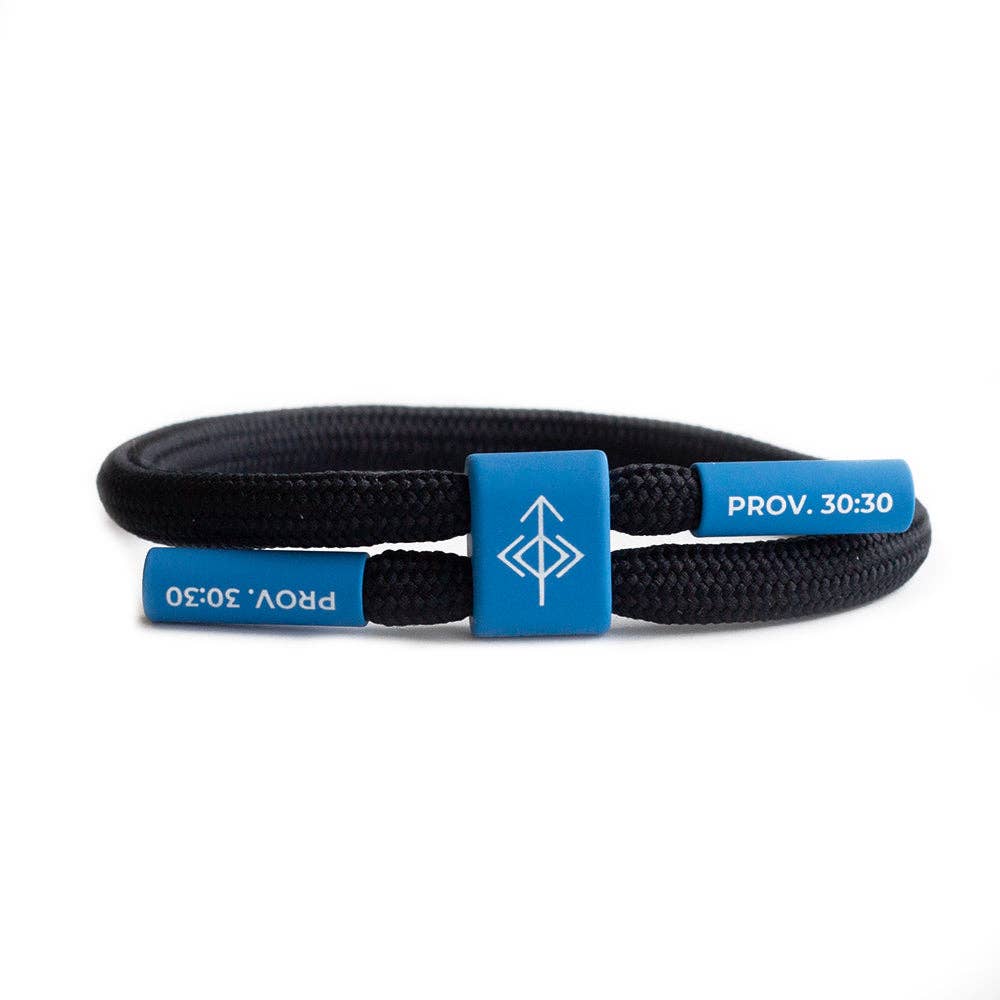 DON'T BACK DOWN Christian Cord Bracelet